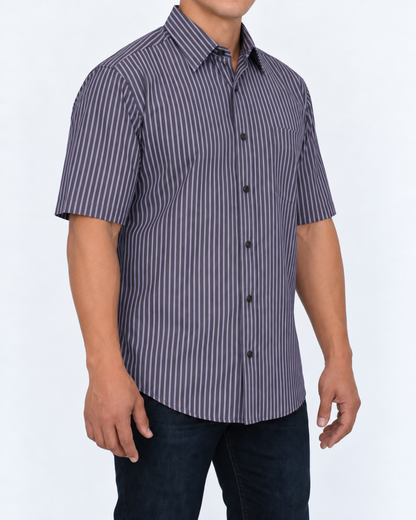 Camisa Hombre Moda Juvenil Modelo 2029 Manga Corta