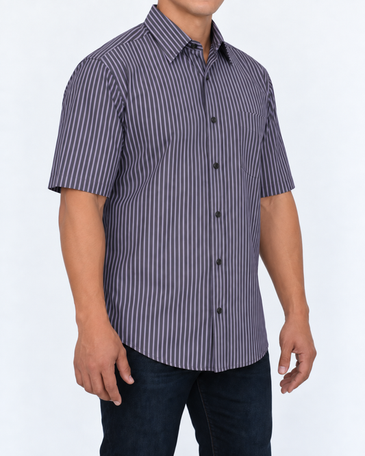 Camisa Hombre Moda Juvenil Modelo 2029 Manga Corta