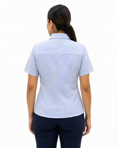 Blusa Manga Corta Modelo - 2031 Azul