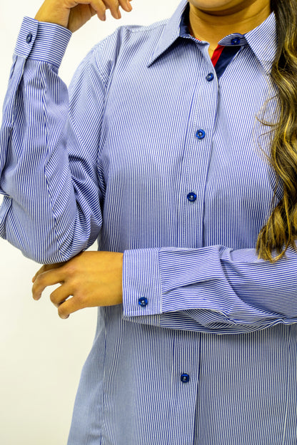 Blusa Manga Larga Modelo - 442 Azul