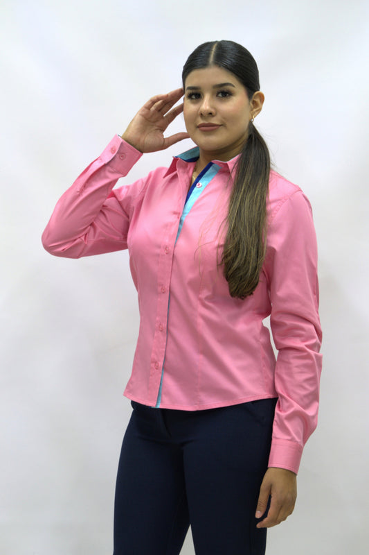 Blusa Manga Larga Modelo - Beluga Rosa
