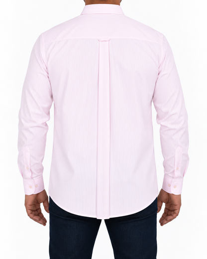 Camisa Hombre Moda Juvenil Isabella Rosa Manga Larga