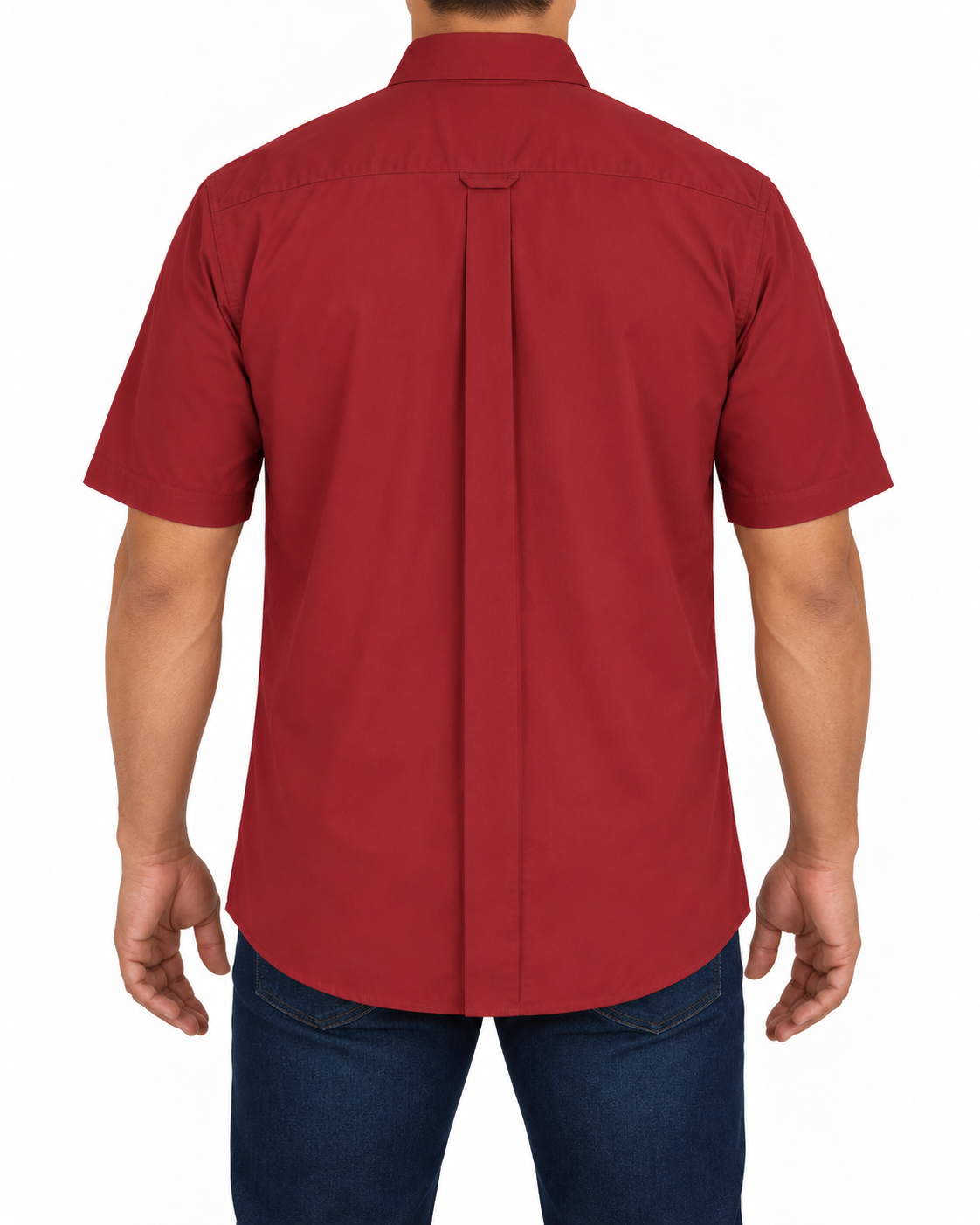 Camisa Hombre Moda Juvenil Modelo 100 Chedron Manga Corta