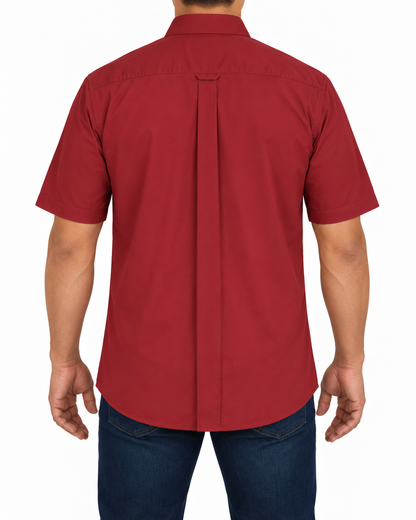 Camisa Hombre Moda Juvenil Modelo 100 Chedron Manga Corta