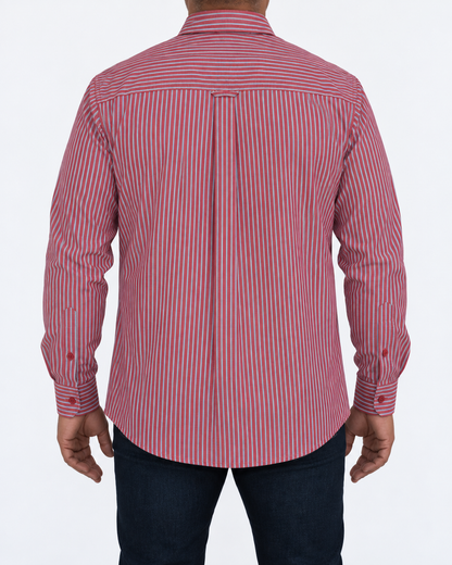 Camisa Hombre Moda Juvenil Modelo 2050 Manga Larga