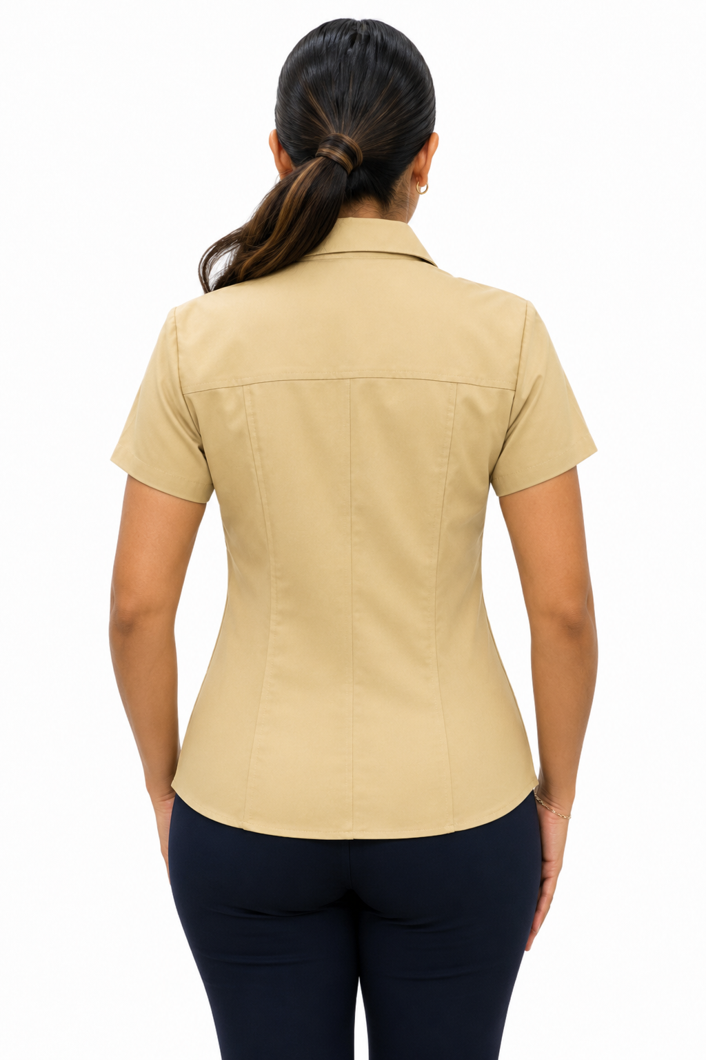 Blusa Manga Corta Modelo - 100 Paja