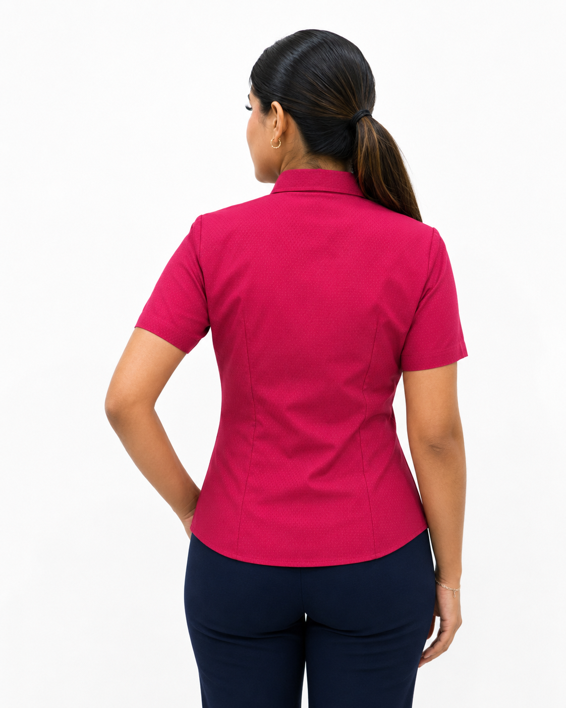Blusa Manga Corta Modelo - 2037 Rojo