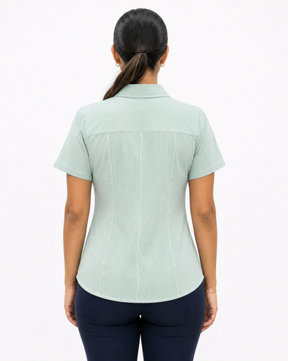 Blusa Manga Corta Modelo - 2026 Verde