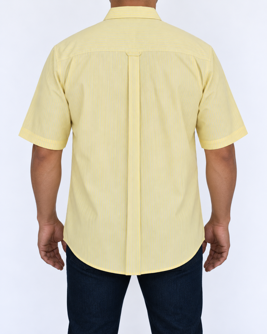 Camisa Hombre Moda Juvenil Modelo 1528 Rayas Manga Corta