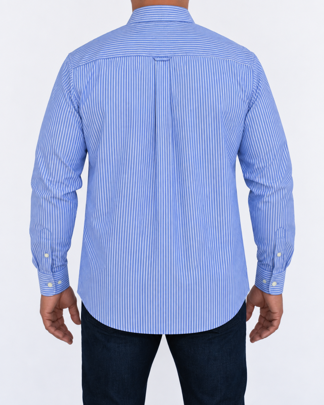 Camisa Hombre Moda Juvenil Modelo 2019 Azul Manga Larga