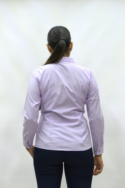 Blusa Manga Larga Modelo - Focus 08 Lila Claro