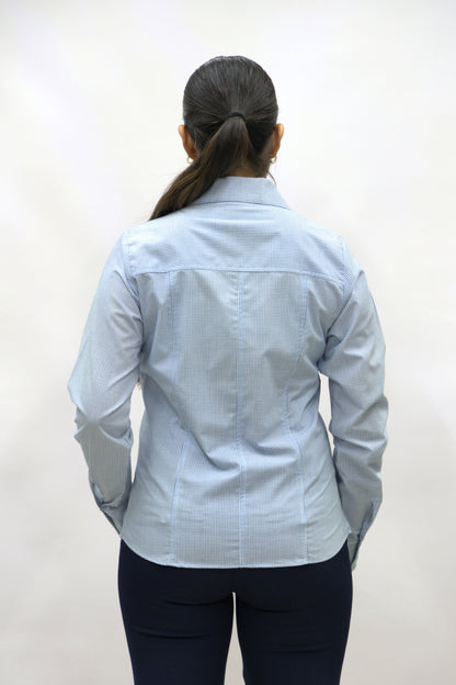 Blusa Manga Larga Modelo - 2031 Azul