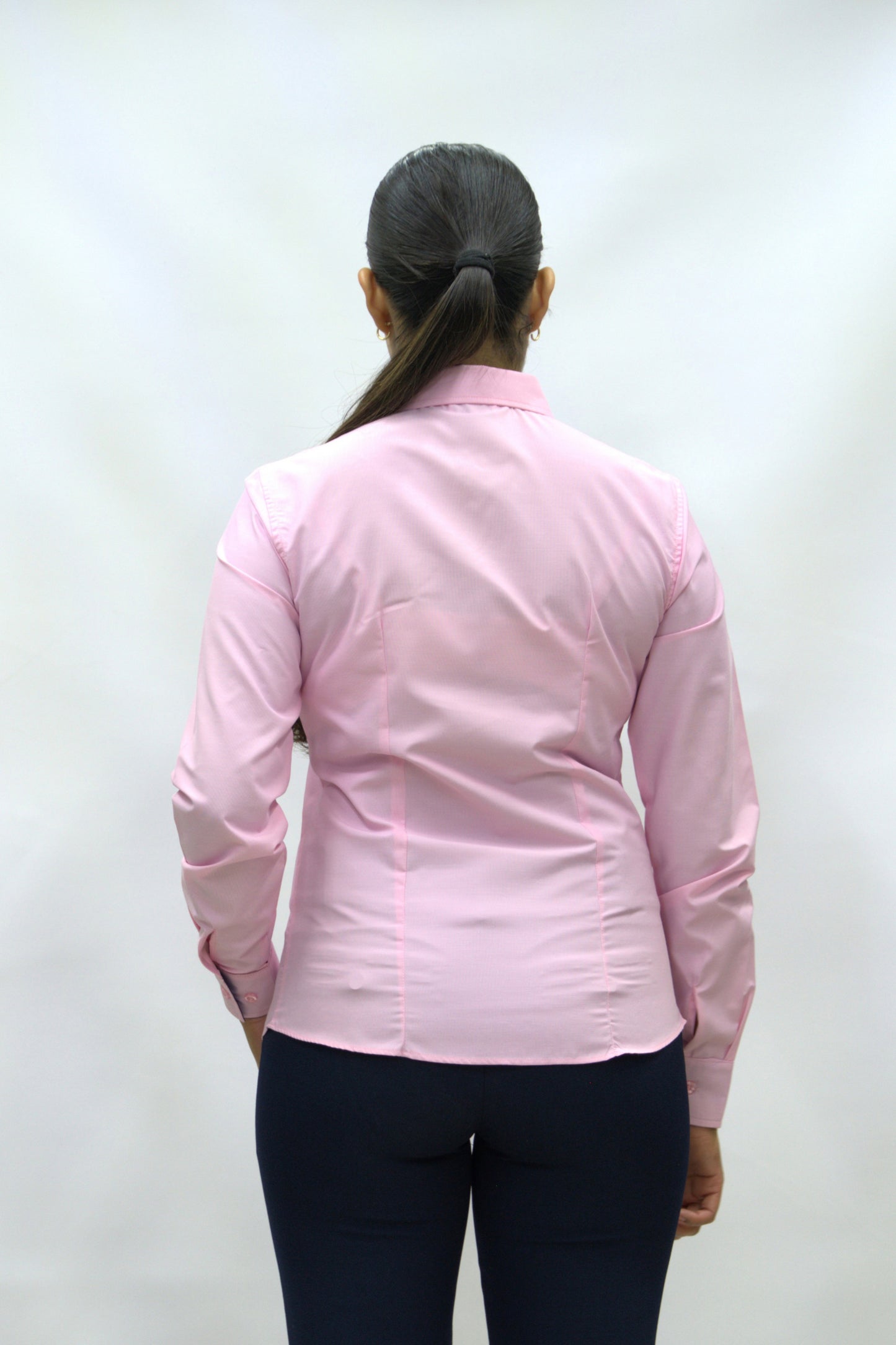 Blusa Manga Larga Modelo - Villela Rosa Pastel