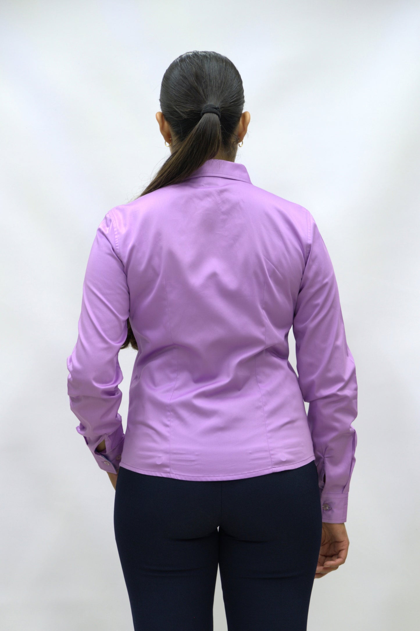 Blusa Manga Larga Modelo - Beluga Lila