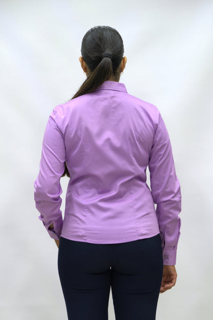 Blusa Manga Larga Modelo - Beluga Lila
