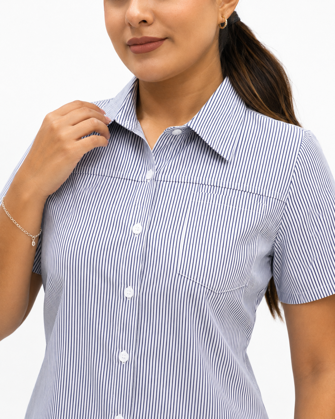 Blusa Manga Corta Modelo - 2016 Rayas