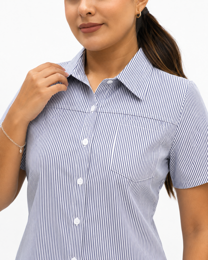 Blusa Manga Corta Modelo - 2016 Rayas