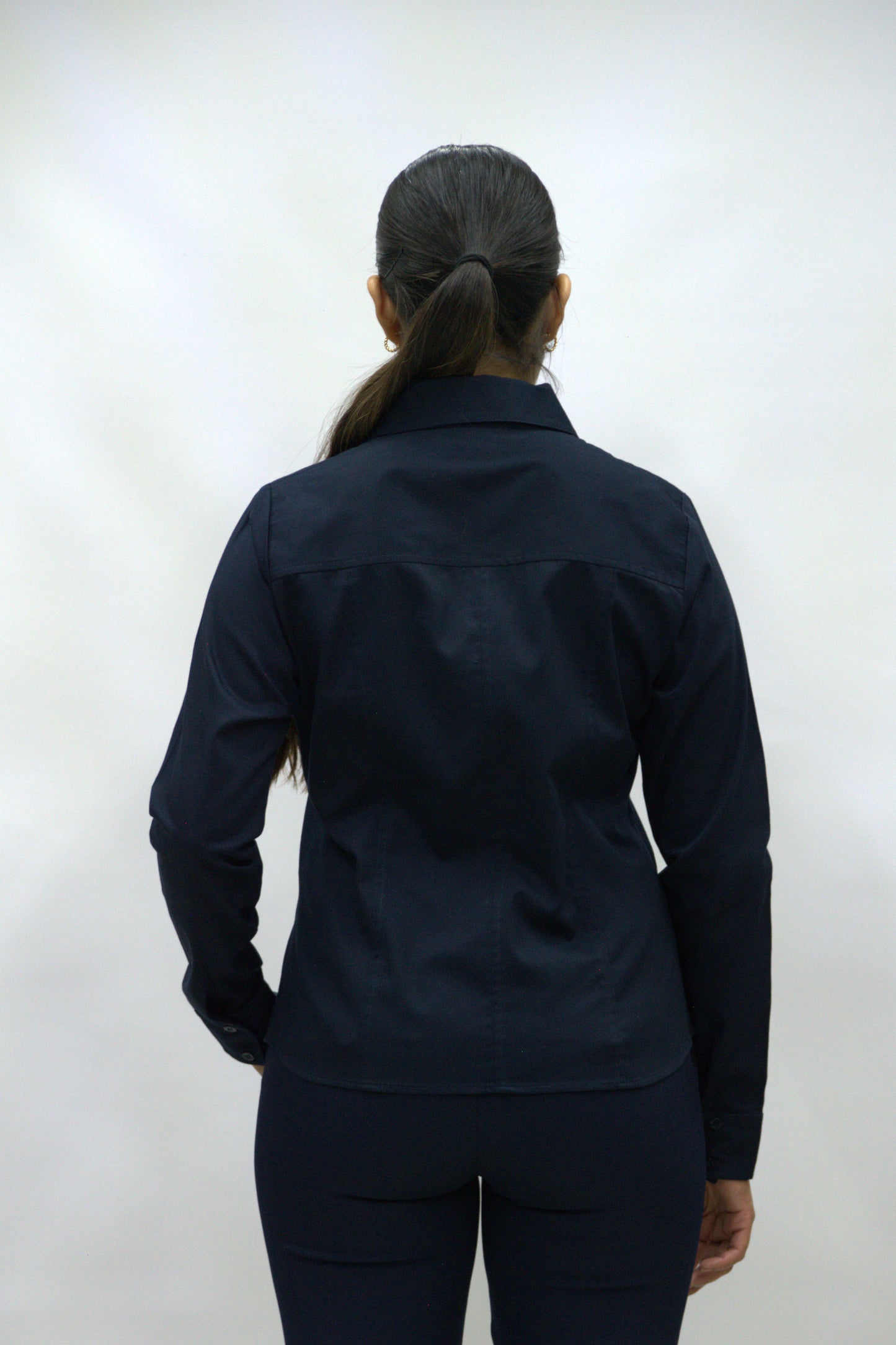 Blusa Manga Larga Modelo - 100 Azul Marino