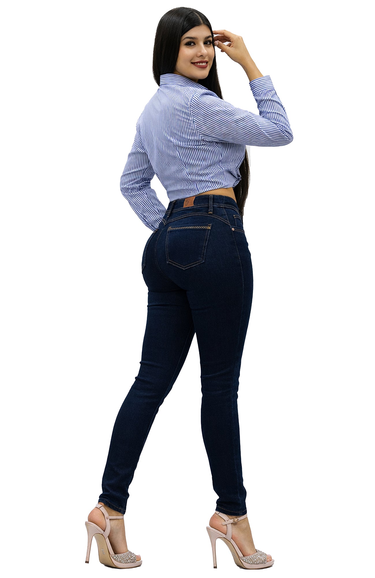 Pantalón De Mezclilla Para Mujer Push Up / Skinny Mod 1188