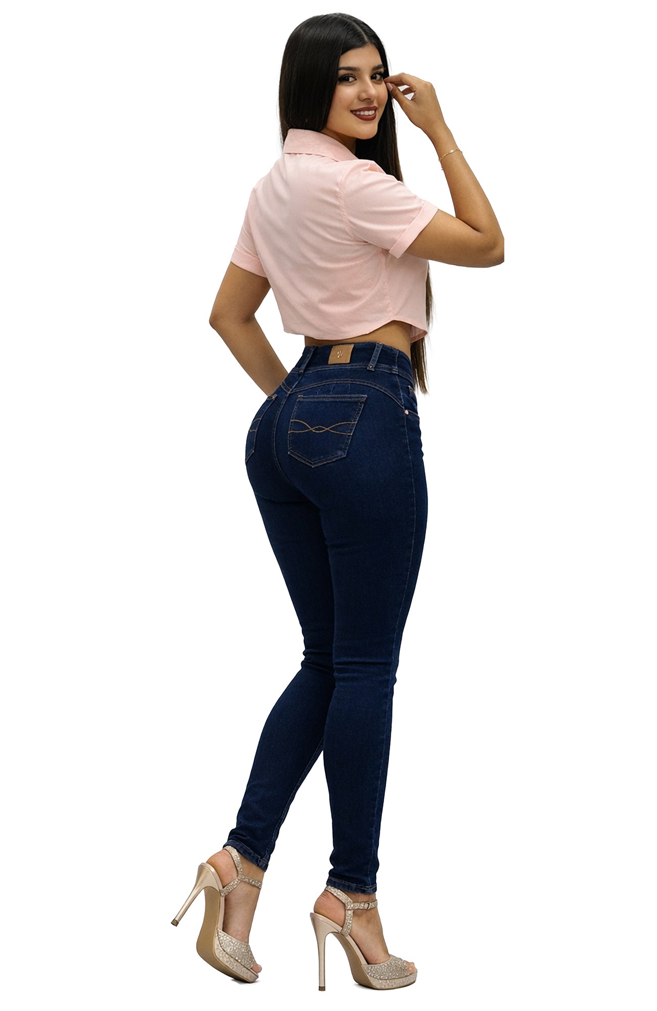 Pantalón De Mezclilla Para Mujer Push Up / Skinny Mod 1191