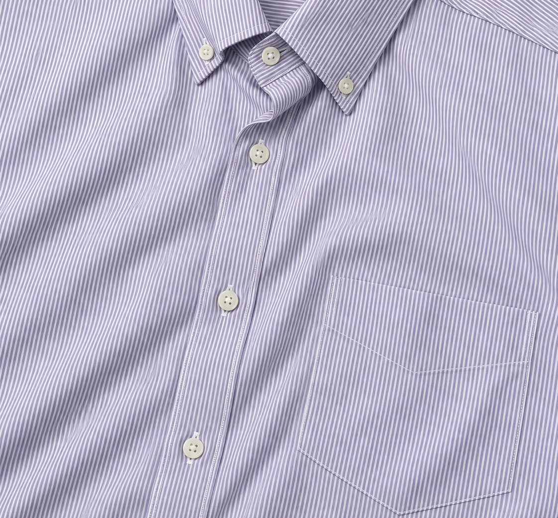 Camisa Hombre Moda Juvenil Modelo 2023 Lila Manga Corta