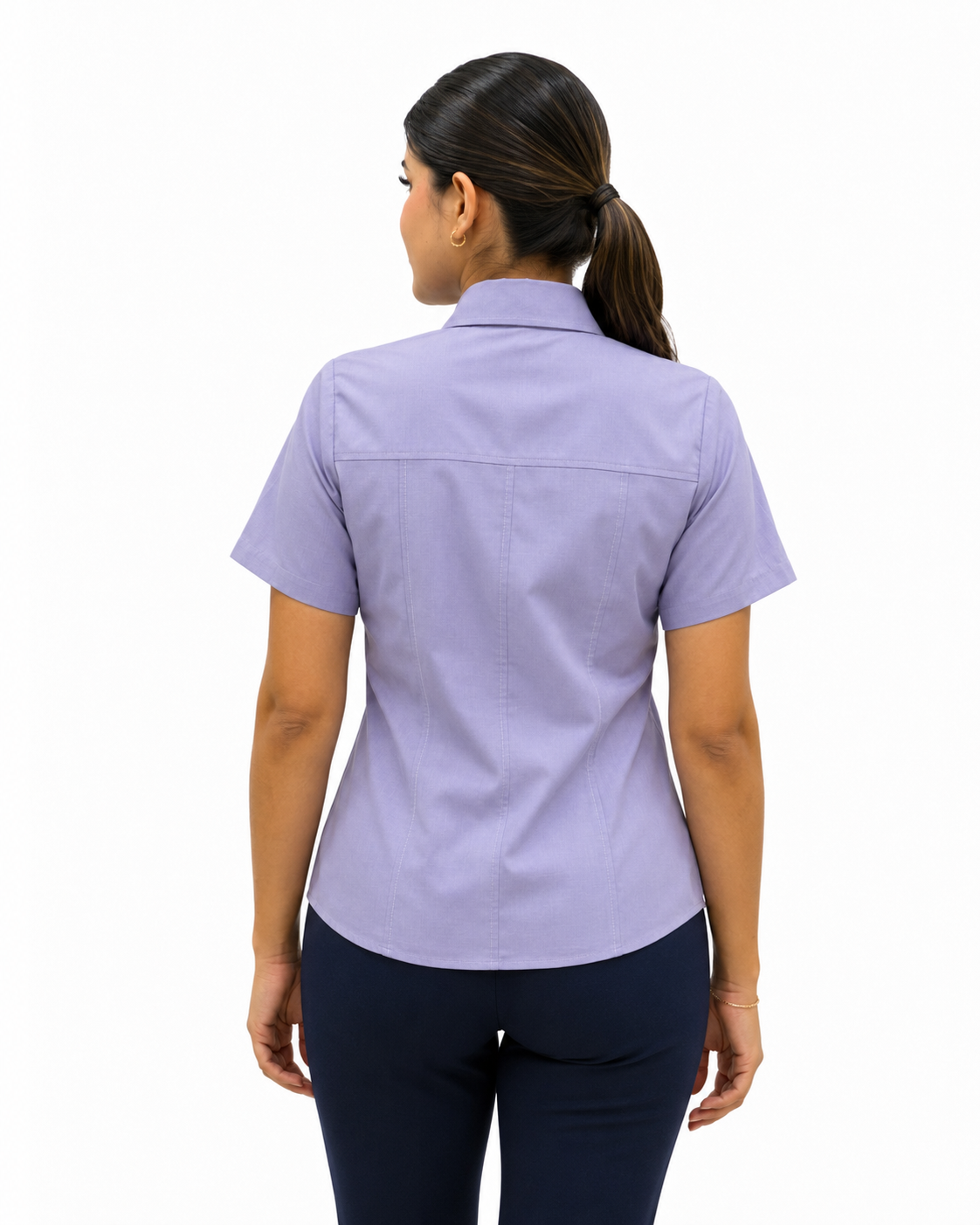 Blusa Manga Corta Modelo - 2024 Lila
