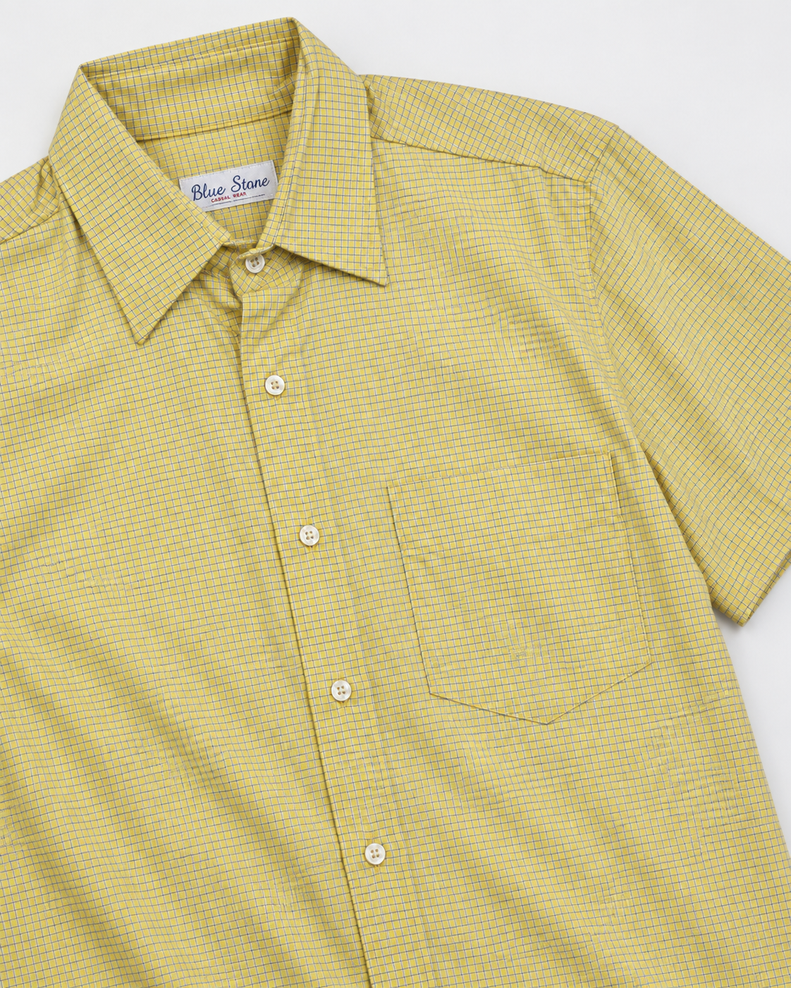 Camisa Hombre Moda Juvenil Modelo 1528 Cuadros Manga Corta