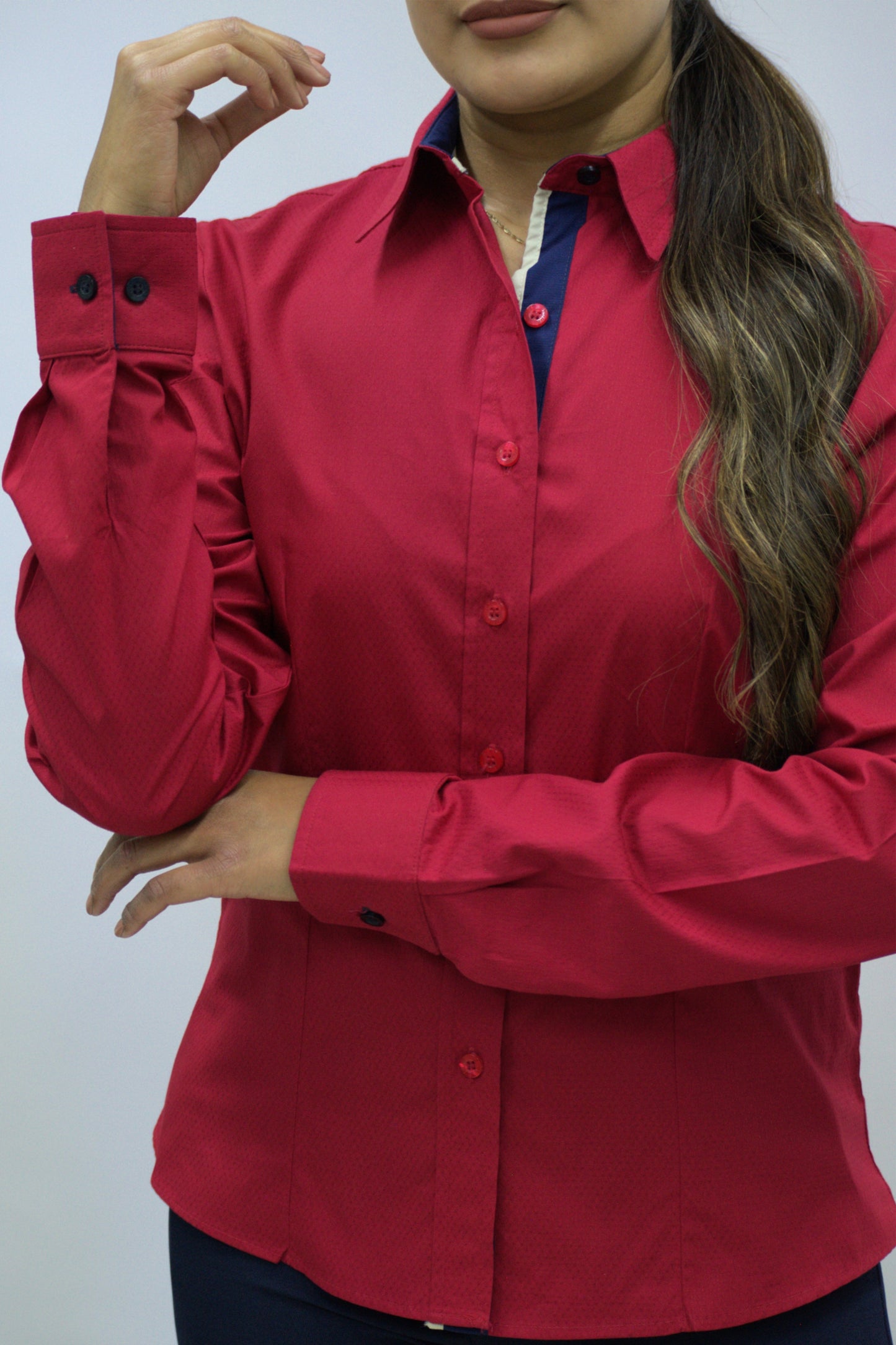 Blusa Manga Larga Modelo - 2037 Rojo
