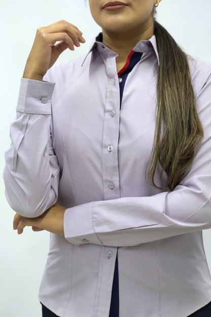 Blusa Manga Larga Modelo - Villela Lila