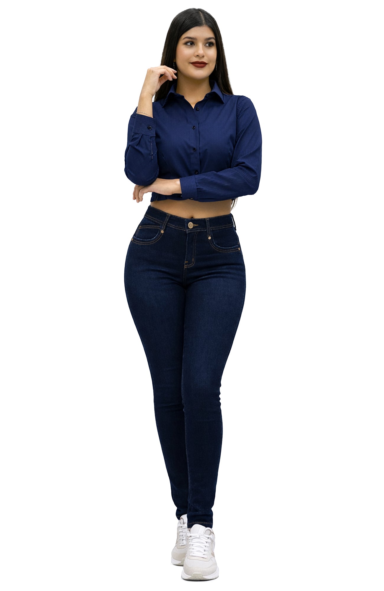 Pantalón De Mezclilla Para Mujer Push Up / Skinny Mod 1188