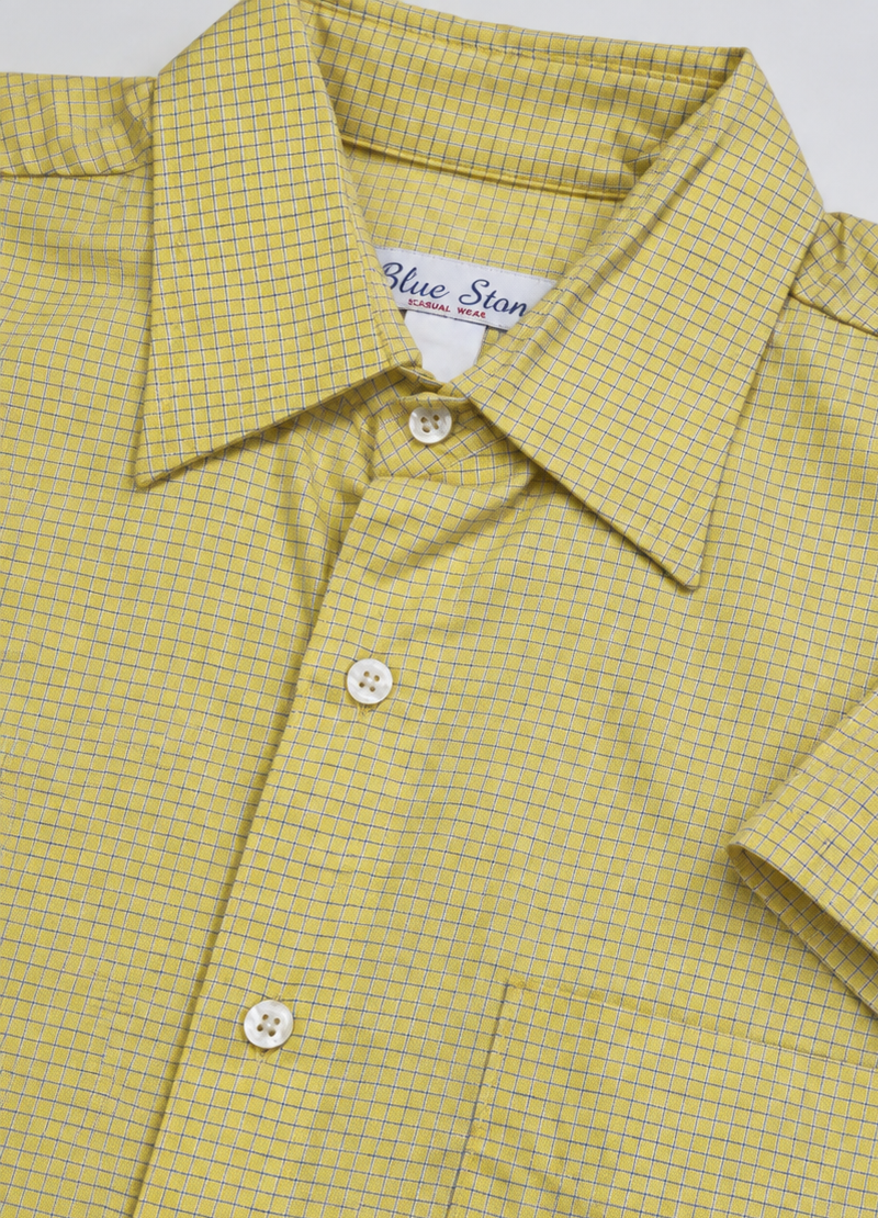 Camisa Hombre Moda Juvenil Modelo 1528 Cuadros Manga Corta