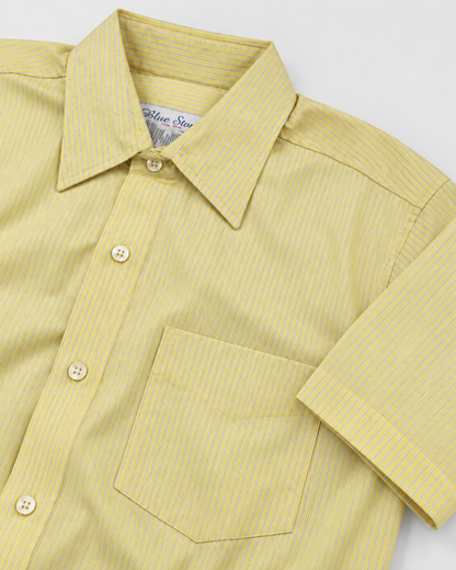 Camisa Hombre Moda Juvenil Modelo 1528 Rayas Manga Corta