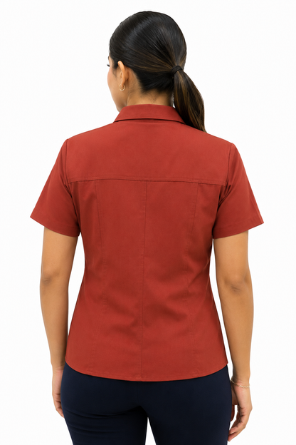 Blusa Manga Corta Modelo - 100 Chedron