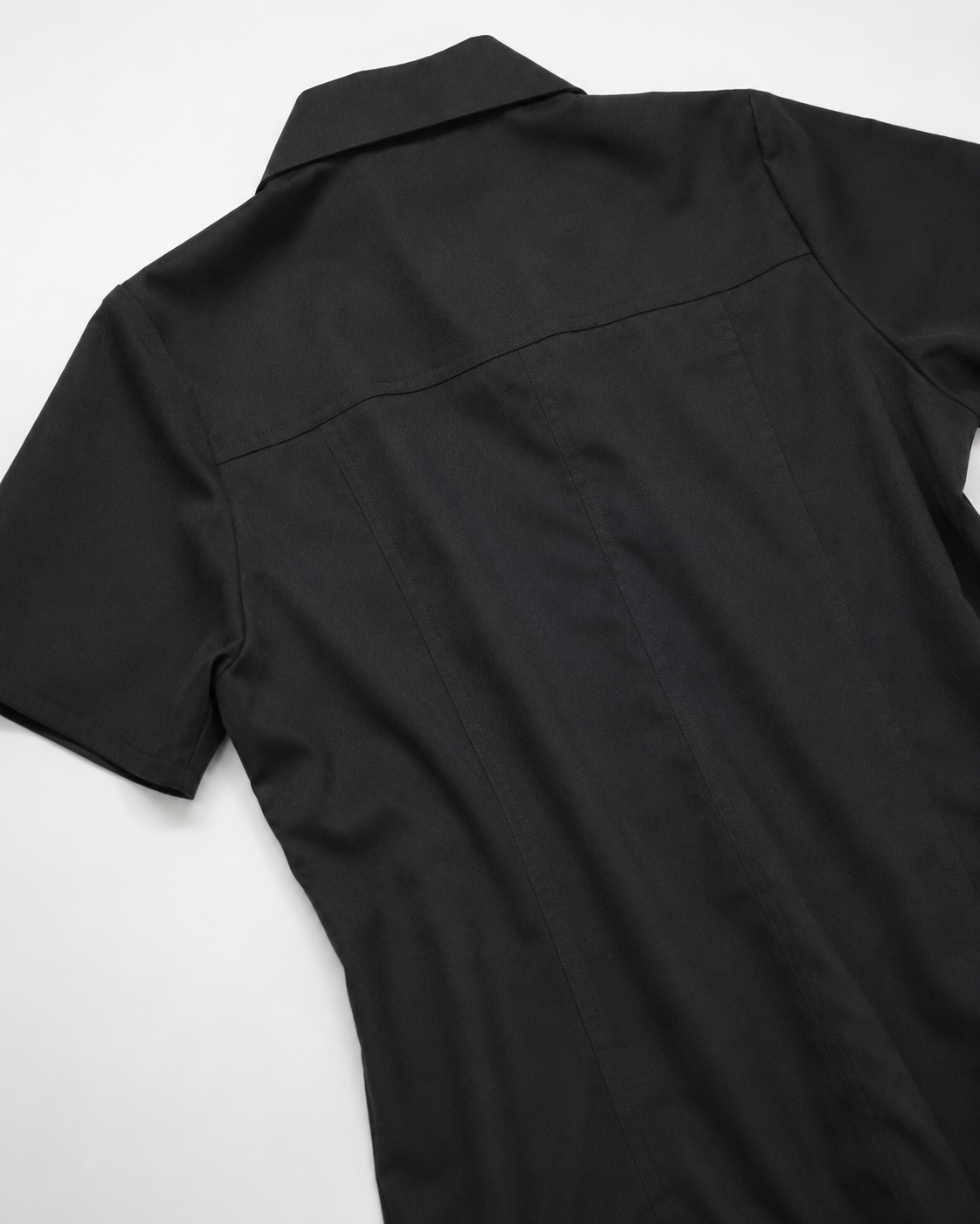 Blusa Manga Corta Modelo - 100 Negro