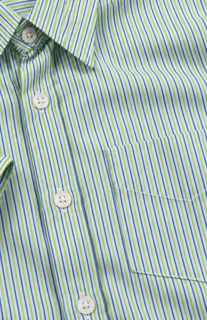 Camisa Hombre Moda Juvenil Modelo 2025 Verde Manga Larga