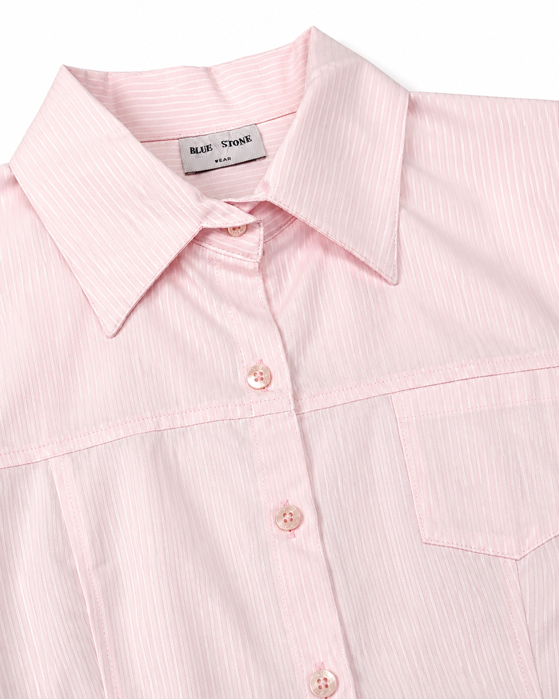 Blusa Manga Corta Modelo - Isabella Rosa
