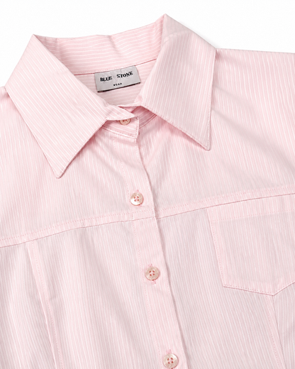 Blusa Manga Corta Modelo - Isabella Rosa