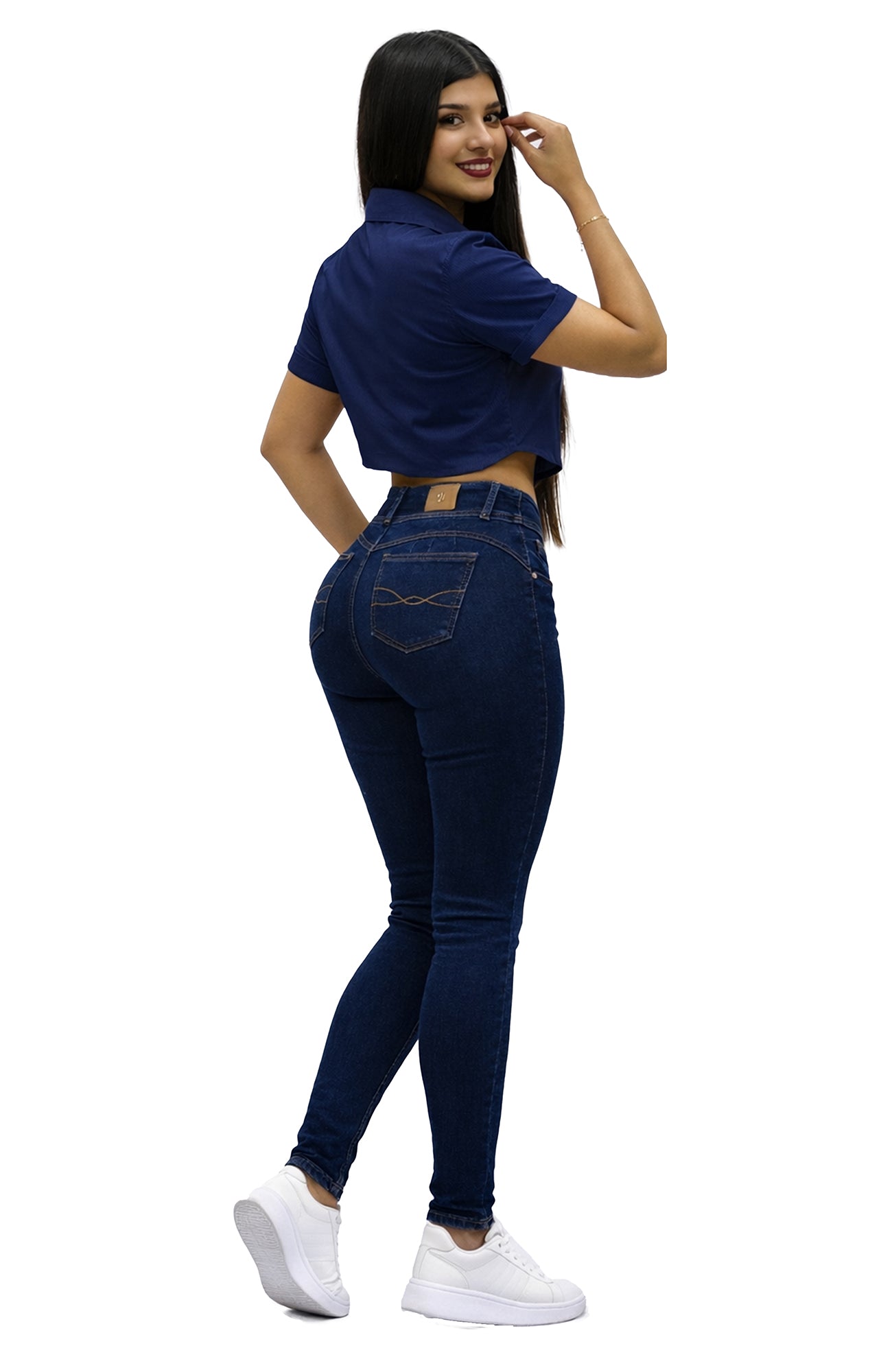 Pantalón De Mezclilla Para Mujer Push Up / Skinny Mod 1191