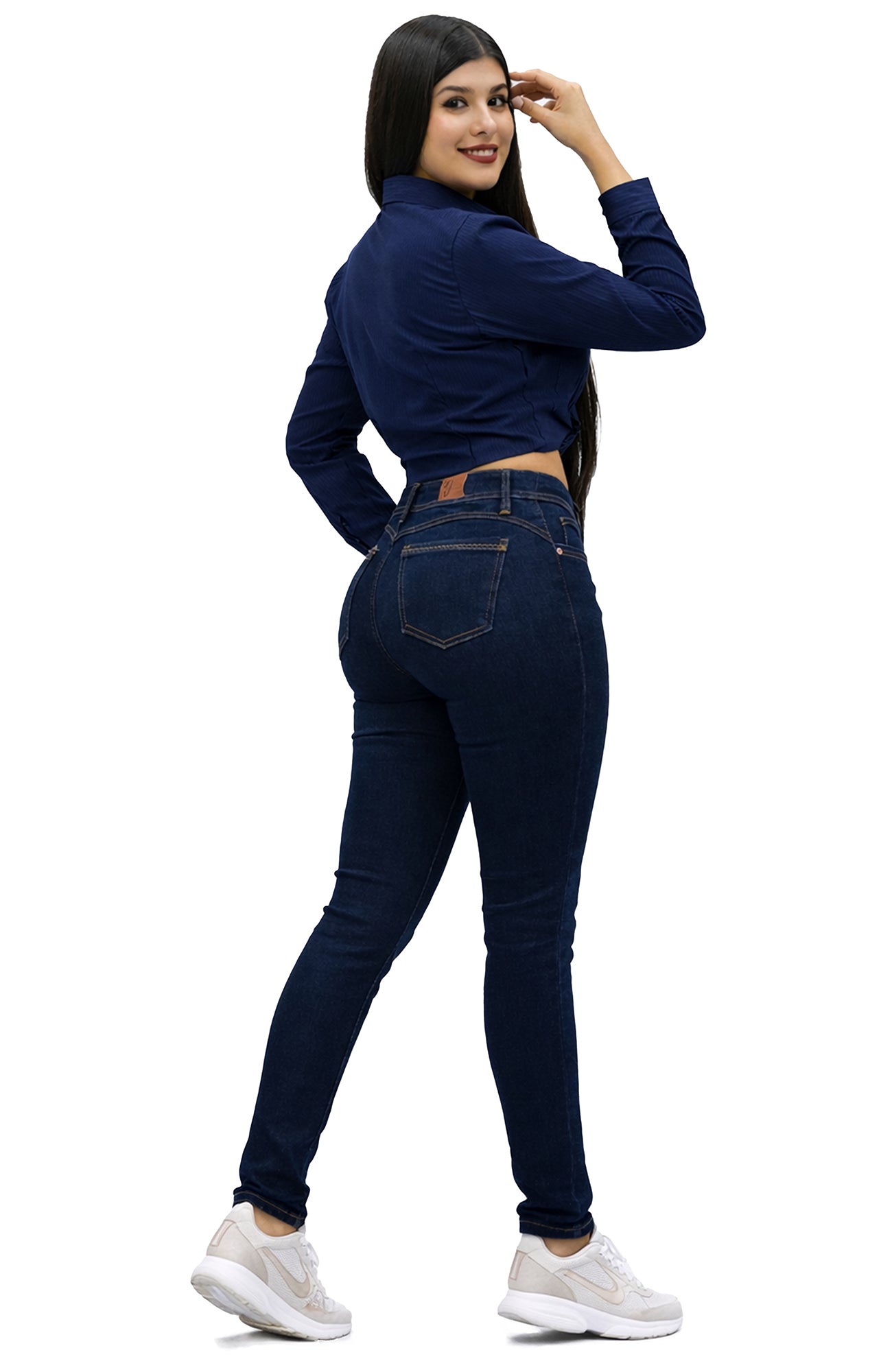 Pantalón De Mezclilla Para Mujer Push Up / Skinny Mod 1188