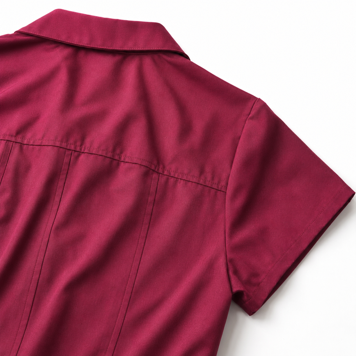 Blusa Manga Corta Modelo - 100 Rojo Quemado