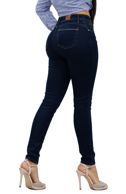 Pantalón De Mezclilla Para Mujer Push Up / Skinny Mod 1188