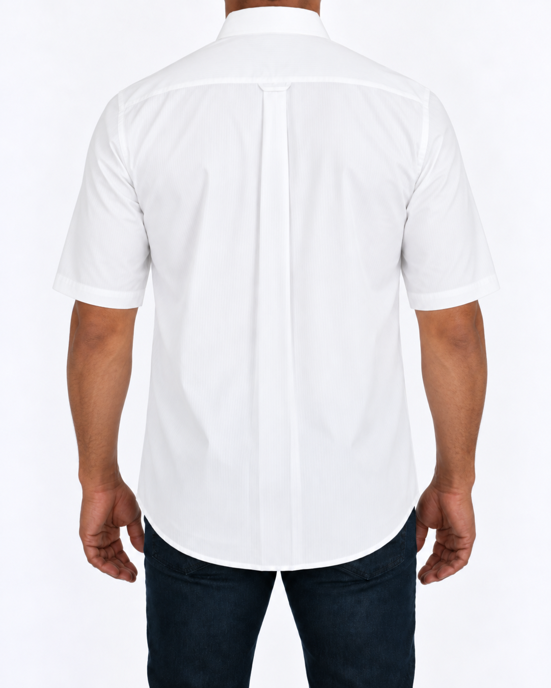 Camisa Hombre Moda Juvenil Modelo Isabella Blanco Manga Corta