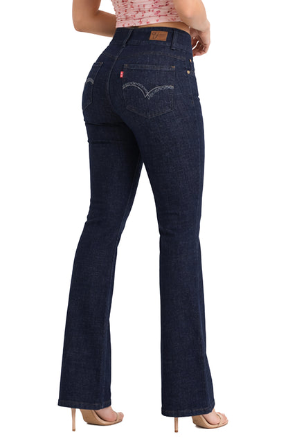Pantalón De Mezclilla Para Mujer Boot Cut Mod 1095B2-7