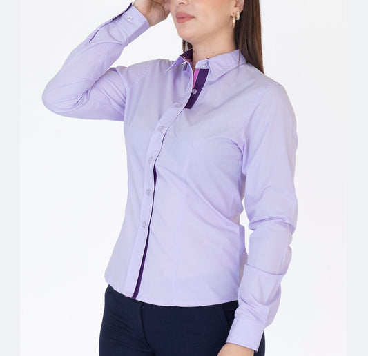 Blusa Manga Larga Modelo - Pique Glow Lila