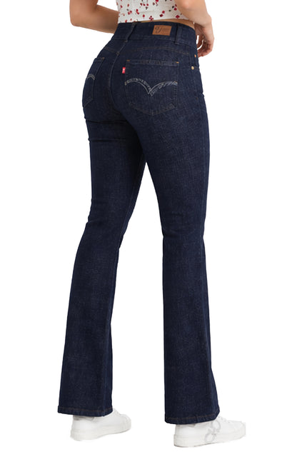 Pantalón De Mezclilla Para Mujer Boot Cut Mod 1095B2-7