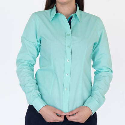 Blusa Manga Larga Modelo - Pique Glow Verde