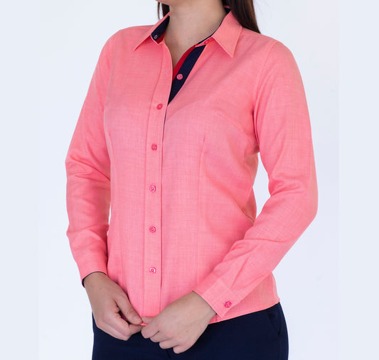 Blusa Manga Larga Modelo - Shila Rosa