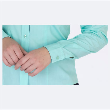 Blusa Manga Larga Modelo - Pique Glow Verde