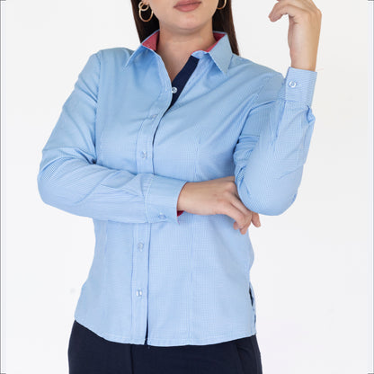 Blusa Manga Larga Modelo - Quebec 03 Azul
