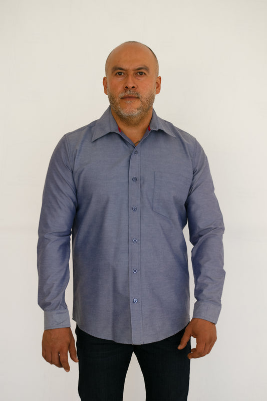 Camisa Hombre Moda Juvenil Lisa Plumbago 2